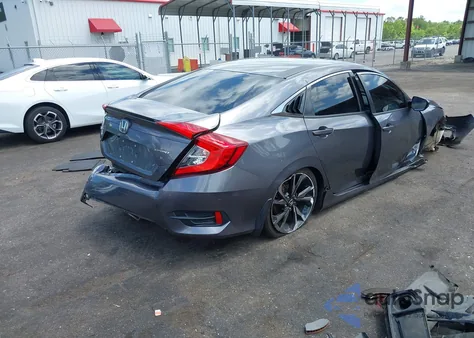 2019 Honda Civic Sport z USA, uszkodzony, nr VIN 2HGFC2F83KH590804